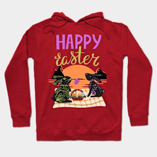 EASTER BUNNIES ON THE BEACH Hoodie